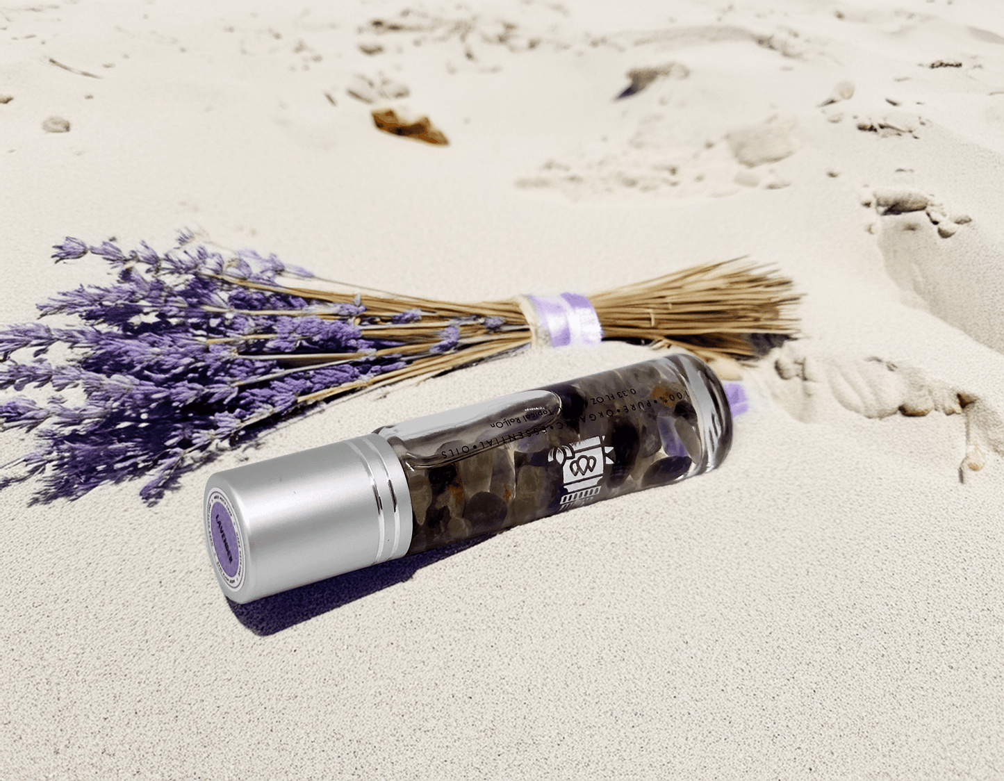 MounEssentials Essential Oil Roll-Ons Lavender and Amethyst Infusion Roll-On