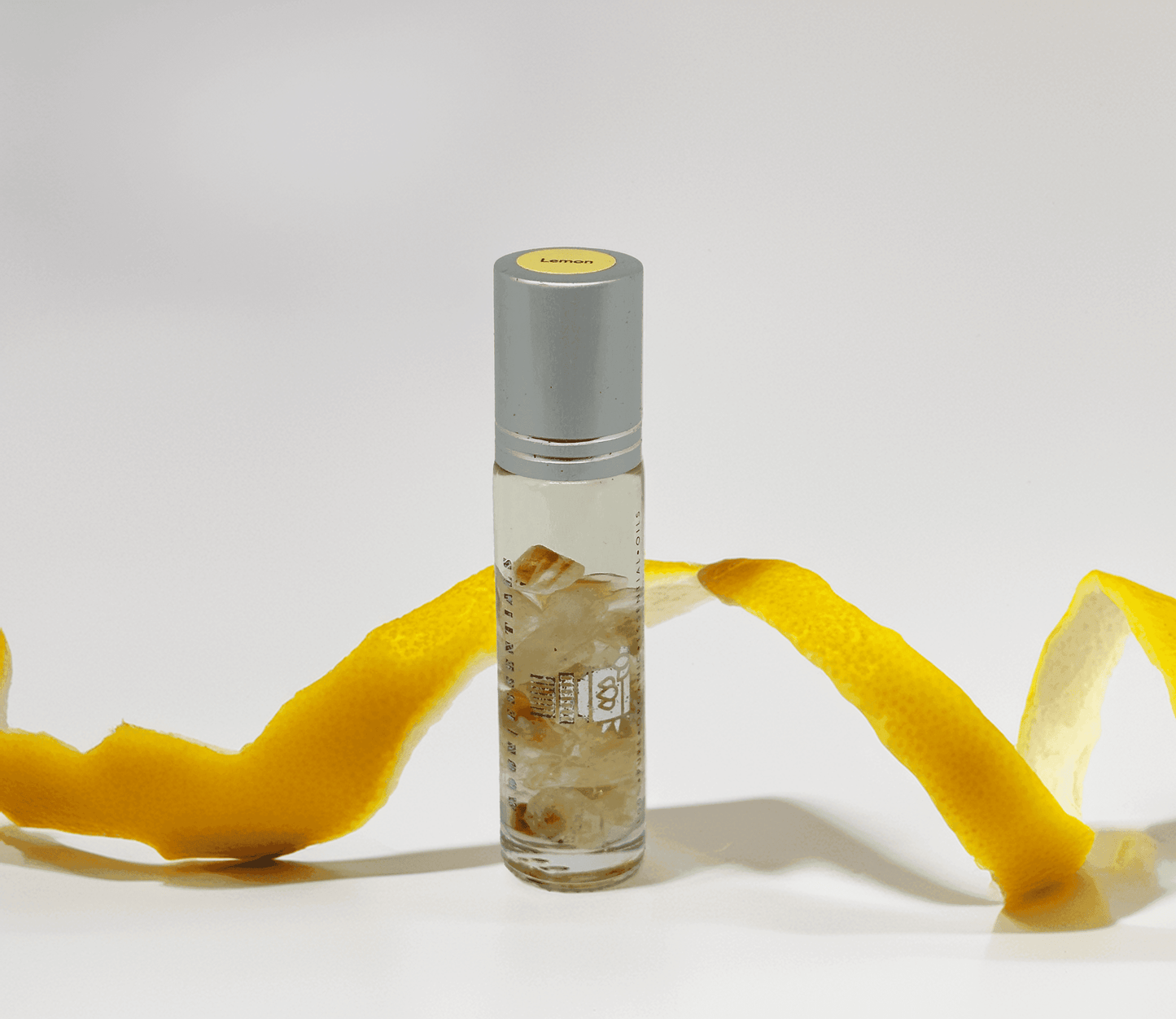 MounEssentials Essential Oil Roll-Ons Lemon & Citrine Infusion Body Roll-On