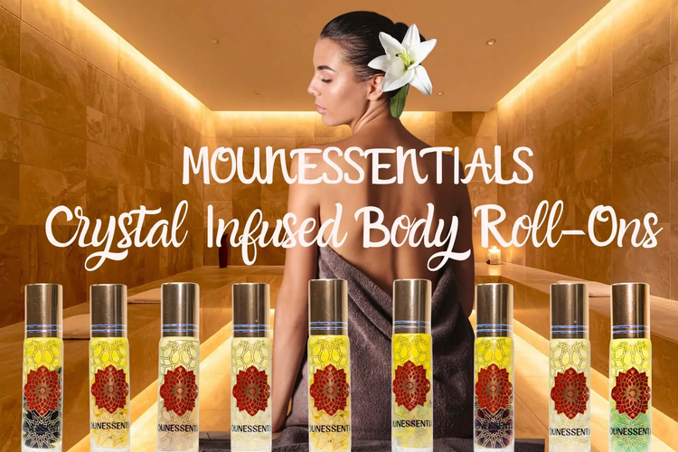 Natural Crystals Infused Essential Oils Roll-Ons - MounEssentials