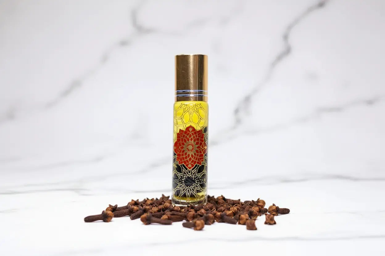 MounEssentials Essential Oil Roll-Ons Crystals Infused Clove Essential Oil Roll-On