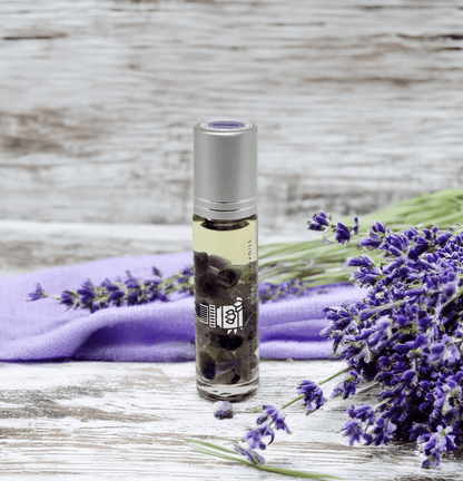 MounEssentials Essential Oil Roll-Ons Lavender and Amethyst Infusion Roll-On