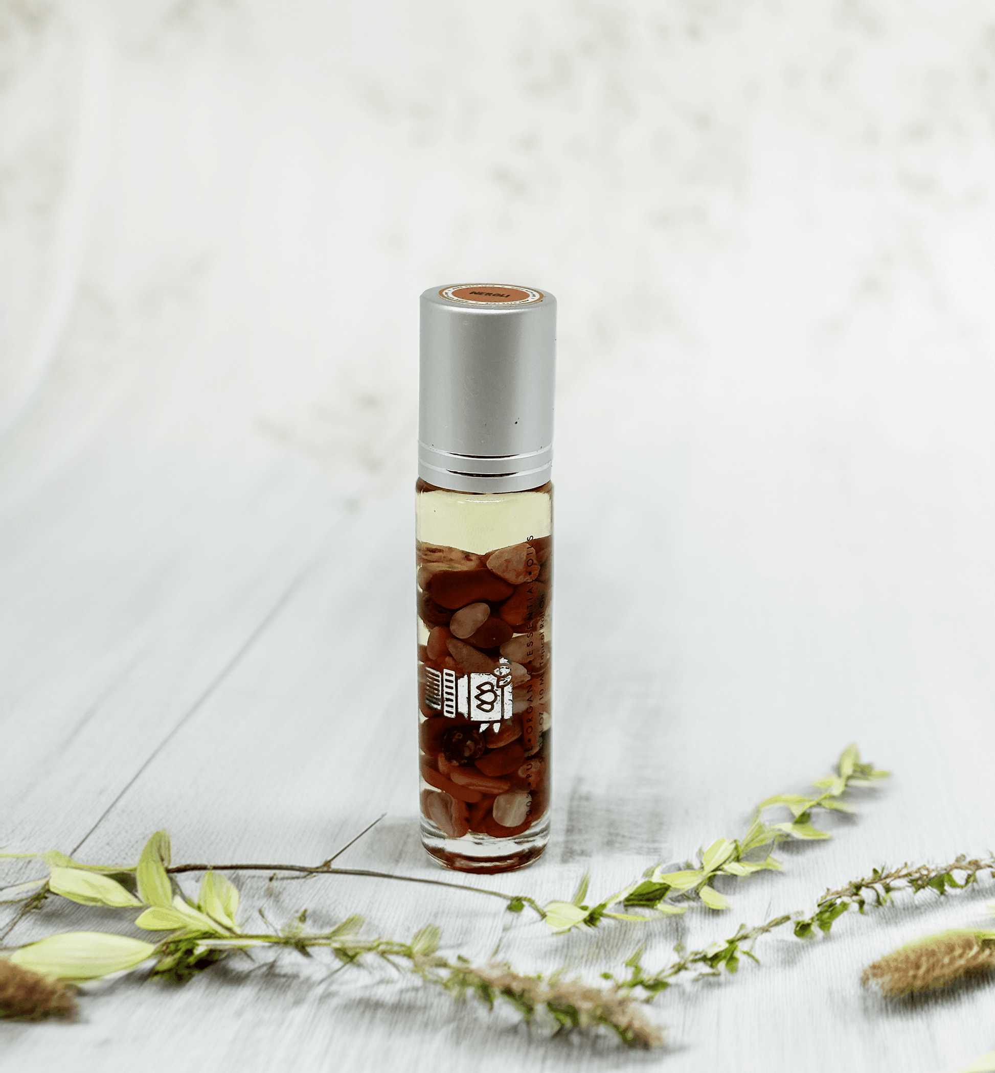 MounEssentials Essential Oil Roll-Ons Moroccan Orange Blossom / Jojoba / All skin types Neroli and Carnelian Infusion Roll-On